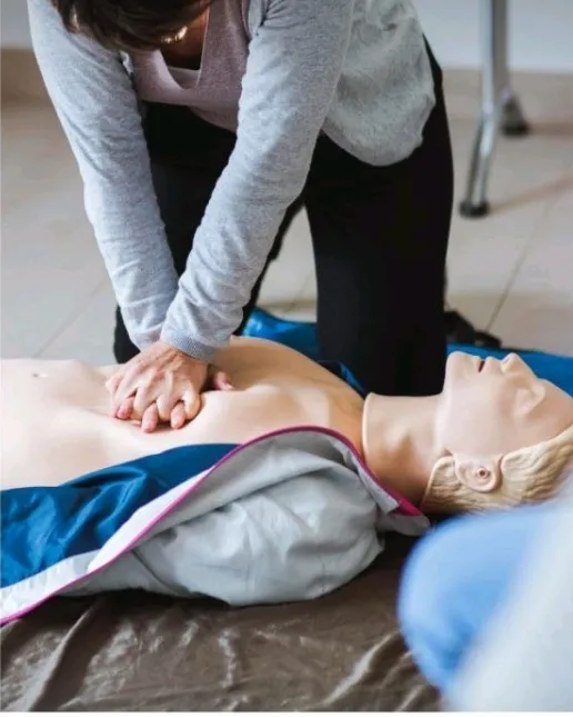 Exercices lors de la formations SST